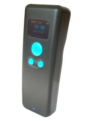 2D Bluetooth barcode scanner with display